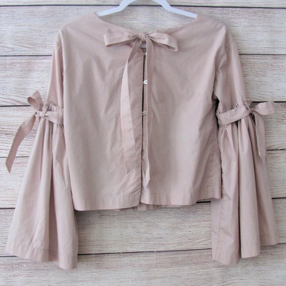 Free People So Obviously Yours Bell Sleeve Top - Picture 11 of 12